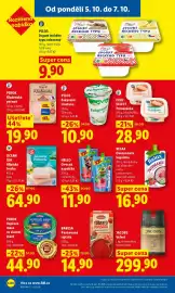 Lidl leták Strana 28: PILOS Zakysaná smetana €10,90, PILOS Jogurt řeckého typu ochucený €9,90