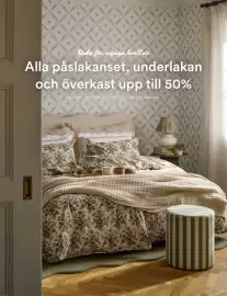 Hemtex reklamblad Sida 2: Alla påslakanset, underlakan och överkast