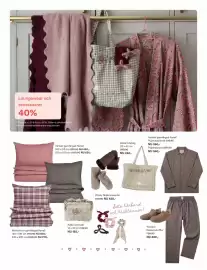 Hemtex reklamblad Sida 9: Adea necessär €120,00, Verbier garnfärgad flanell Pyjamasskjorta €360,00