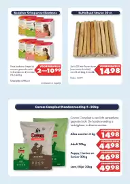Huisdier Voordeelshop folder Pagina 10: Cavom Compleet Hondenvoeding 5-20kg €14,98, Buffelhuid Staven €14,98