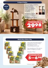 Huisdier Voordeelshop folder Pagina 3: Huisdiervoordeelshop krabpaal €29,98, GimCat Near Nature €6,98
