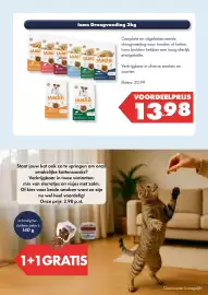Huisdier Voordeelshop folder Pagina 4: Iams Droogvoeding 3kg €13,98, Onze smakelijke kattensnacks €2,98