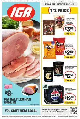 IGA (valid until 13-10)