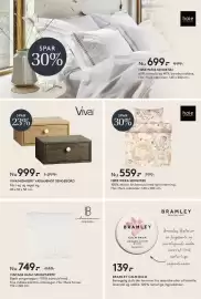SENG tilbudsavis Side 7: VIVA MONFORT VÆGHÆNGT SENGBORD €999,00, VINTAGE QUILT SENGETÆPPE €749,00