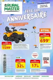 Catalogue Rural Master page 1: Croquettes chiens €17,80, Stihl débroussailleuse thermique fs 261 c-e €699,00
