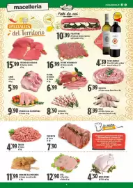 Volantino Rossotono Carrefour Pagina 4: Fesa di Tacchino €12,90, Involtini alla messinese di suino con pistacchio €11,99