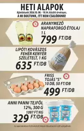 Coop akciós újság | Szalnok Oldal 5: HETI ALAPOK Ajánlatunk 2026.10.08.-10.14. között érvényes. A MI BOLTUNK, ITT NEM