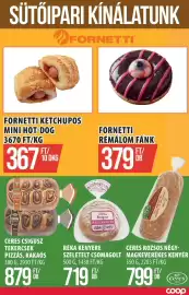 Coop akciós újság | Szalnok Oldal 9: SÜTŐIPARI KÍNÁLATUNK FORNETTI FORNETTI KETCHUPOS MINI HOT-DOG 3670 FT/KG FT/ FORNETTI
