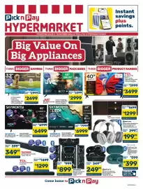 Pick n Pay Hypermarket catalogue Page 1: SKYWORTH 60" (152cm) QLED 4K LED Google TV €6.999,00