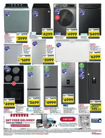 Pick n Pay Hypermarket catalogue Page 2: AIM Silver Bar Fridge €2.099,00, KOC 8kg Grey Front Loader Washing Machine €4.999,00