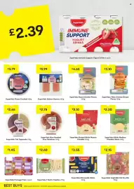 SuperValu leaflet Page 10: SuperValu mozzarella sticks €3,55, SuperValu 9 garlic toasties €2,60