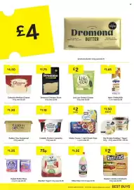 SuperValu leaflet Page 13: Muller corner / light greek style €2,00, My Protein Pudding / Yogurt €1,50
