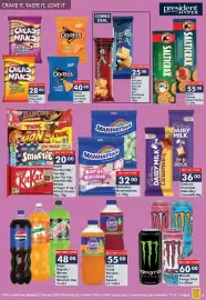 President Hyper catalogue Page 4: Nestlé Bar One / Tex / Lion Tex / Smarties / Kit Kat €20,00, Manhattan Marshmallows €32,00