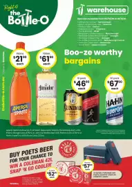 The Bottle O catalogue Page 1: Bundaberg Rum Original & Cola €46,90, El Jimador Tequila €61,90