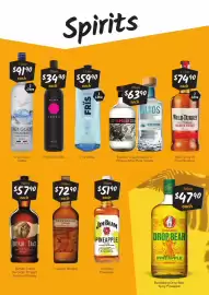 Cellarbrations catalogue Page 4: Wild Turkey 81 Proof Bourbon €74,90, Fris Vodka €59,90