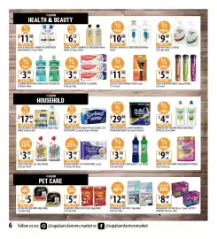 Supabarn catalogue week 41 Page 6: Domestos Disinfectant Bleach €3,30, Morning Fresh Dishwashing Liquid €4,99