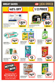 IGA catalogue week 41 Page 8: Purina One Cat Treats €3,00, Earth Choice Ultra Concentrate Dishwashing Liquid €2,80