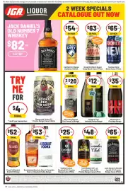 IGA catalogue week 41 Page 2: Hard Rated Alcoholic Orange €48,00, Jack Daniel's Double Jack Cola €65,00