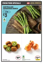 IGA catalogue week 41 Page 4: Australian Brown Onions €2,49, Green Kiwifruit (Product of New Zealand) €8,99