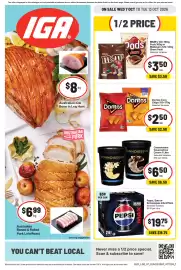 IGA catalogue week 41 Page 1: Connoisseur Gourmet Ice Cream €6,50, Doritos Corn Chips Selected Varieties €2,50