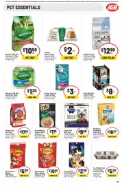 IGA catalogue week 41 Page 28: Purina One Cat Treats €3,00, Purina One Dry Dog Food €17,60