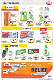 IGA catalogue week 41 Page 31: Natures Organics Spa Shower Milk or Gel €2,60, Dettol Liquid Hand Wash €2,40