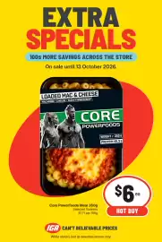 IGA catalogue week 41 Page 3: Core Powerfoods Meal €6,00