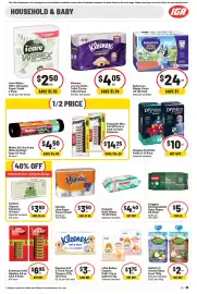 IGA catalogue week 41 Page 35: Handee Ultra Paper Towel €3,50, Huggies DryNites Pants 8-10 Pack Selected Varieties €10,00