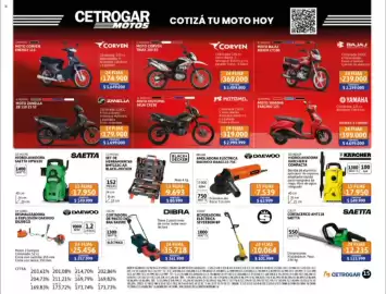 Catálogo Cetrogar Página 15: Black+decker set de herramientas €9.693,00, Daewoo amoladora eléctrica daag115-7sc €7.539,00