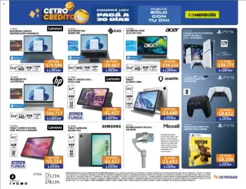 Catálogo Cetrogar Página 4: Quantic tablet 4806 €23.680,00, Lenovo tablet lenovo one €42.427,00