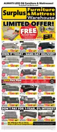 Surplus Furniture flyer Page 1