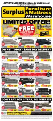 Surplus Furniture flyer