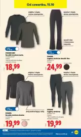 Lidl gazetka Strona 31: Legginsy termiczne damskie flare Esmara €24,99, Koszulka termiczna męska €18,99