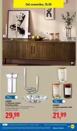 Lidl gazetka Strona 39: Dekoracja z efektem lustrzanego chromu świecznik Livarno €29,99
