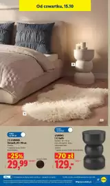 Lidl gazetka Strona 41: Dywanik 60x90 cm Livarno €29,99, Stolik Livarno €129,00