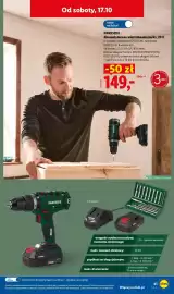 Lidl gazetka Strona 45: Akumulatorowa wiertarkowkrętarka Parkside €149,00