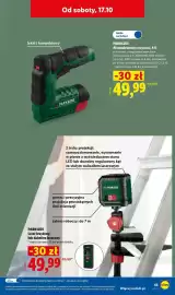 Lidl gazetka Strona 49: Akumulatorowy zszywacz Parkside €49,99, Laser krzyżowy Parkside €49,99