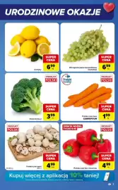 Carrefour Market gazetka tydzień 41 Strona 3: Polska marchew CARREFOUR €1,99, Polska papryka czerwona €4,99