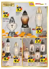 Bricomarche gazetka Strona 3: Znicz szklany €7,99, Znicz szklany ryflowany €7,99