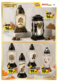 Bricomarche gazetka Strona 5: Znicz szklany serce z aplikacją €19,99, Znicz szklany z aplikacją €19,99