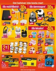 ÖoB annonsblad vecka 41 Sida 5: Aria hörlurar €199,00, Hot Wheels 10-pack €107,00