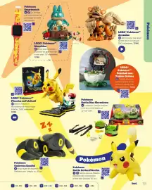 Bol.com folder | Het Grote Speelgoedboek Pagina 131: LEGO Pokémon Pokéball met Trainer Scènes, Pokémon Smartwatch