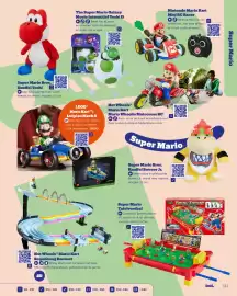 Bol.com folder | Het Grote Speelgoedboek Pagina 141: Hot Wheels® Mario Kart Regenboog Raceset, Super Mario Tafelvoetbal
