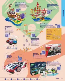 Bol.com folder | Het Grote Speelgoedboek Pagina 157: Meccano Super Car, BRIO Space Deluxe Set