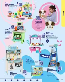 Bol.com folder | Het Grote Speelgoedboek Pagina 43: Bluey Speelgoed-schoonmaaktrolley, Ecoiffier Vert Azur Speelkeuken