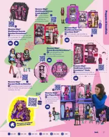 Bol.com folder | Het Grote Speelgoedboek Pagina 97: Monster High Potion Reveal Draculaura, Monster High Boe-Tique Hotel