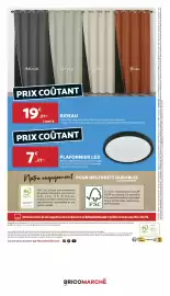 Catalogue Bricomarché page 10: RIDEAU €19,21