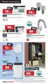 Catalogue Bricomarché page 4: LAMPE À POSER €24,90, Optimea DÉSHUMIDIFICATEUR 10 L €99,00