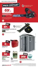 Catalogue Bricomarché page 6: Scheppach TRONÇONNEUSE THERMIQUE PCS38 €69,60, MARLINE CARBURANT PREMIUM 2 TEMPS €24,50