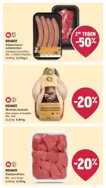 Delhaize folder week 41 Pagina 19: Ardens hoeve-varkensvlees €12,37, Mechelse koekoek €8,20